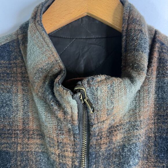 Up Country by Du Monde Reversible Plaid & Quilted Full Zip Vest Size MD/LG - Picture 6 of 16